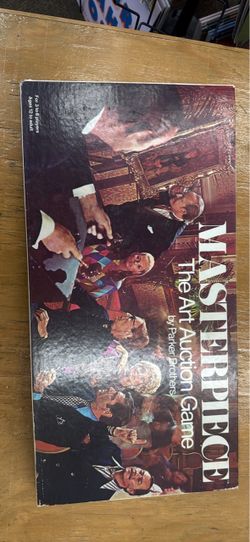 Original Parker Brothers- Masterpiece - The Art Auction game with all pieces and paintings, $80 cash. Meet for hand delivery.