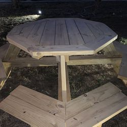 Octagon Picnic Table 