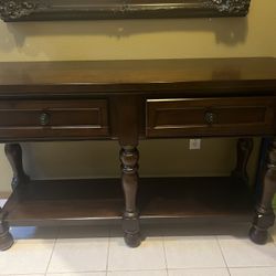 Entry Way Table And Mirror 