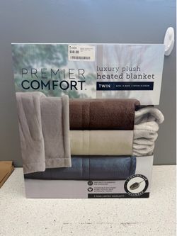 Premier Comfort Luxury Plush Heated Blanket – Twin