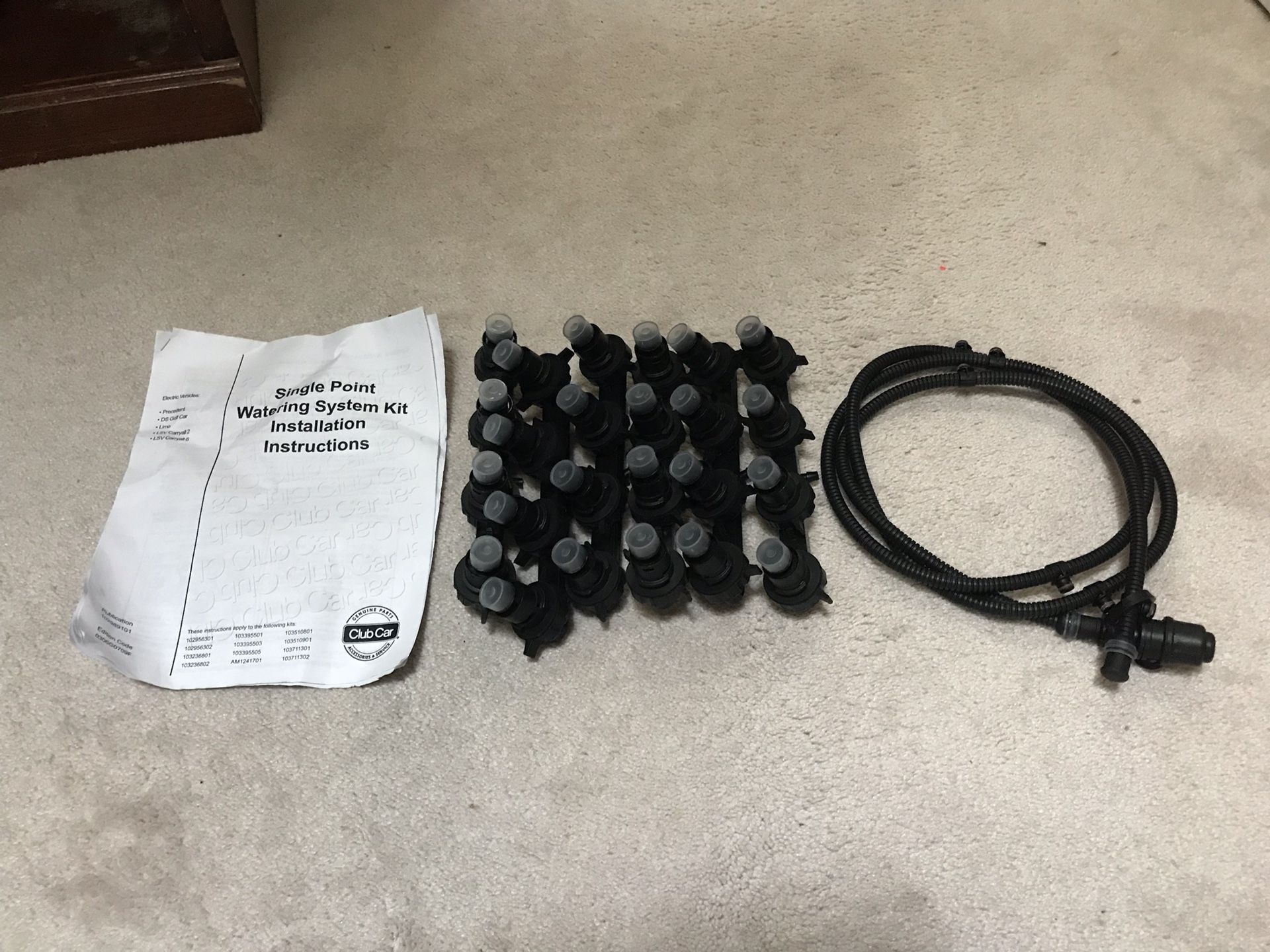 Club car single point water system kit