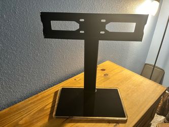 Black Metal Tabletop TV Stand Mount