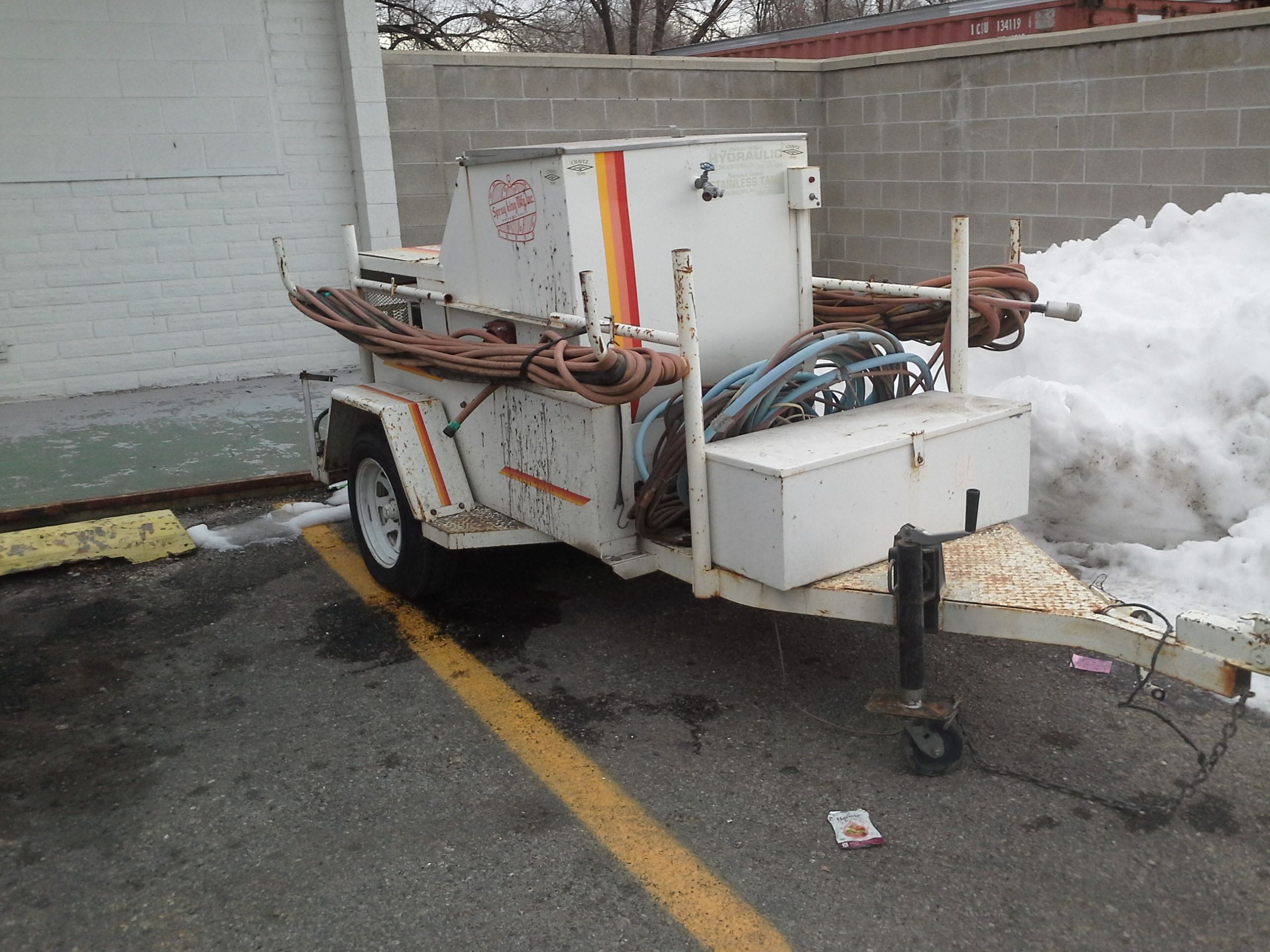 Spray King 200 Hydralic Stainless Drywall Single Tank Texture machine