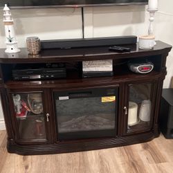 Fire Place With Storage 
