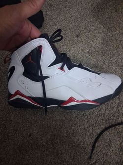Air Jordan True Flight White Red Black Sneakers