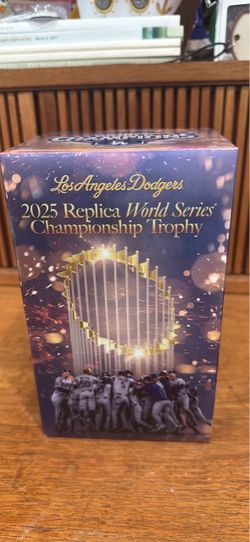 Dodgers 2025 Replica World Series Trophy