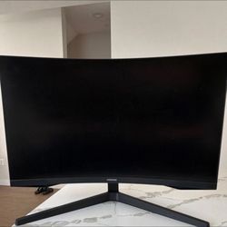Samsung G5 C27G55TQWN 27" Curved Gaming Monitor 144Hz 2560x1440 HDMI LCD Black