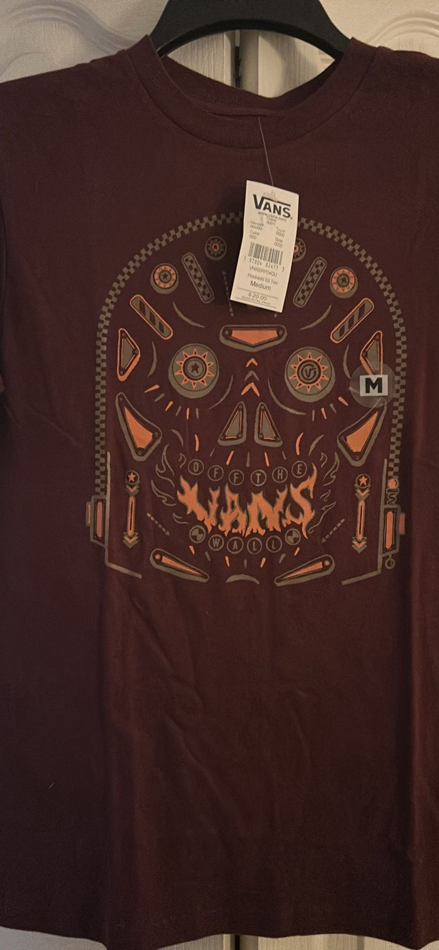 New Boys Vans Skull Tshirt 