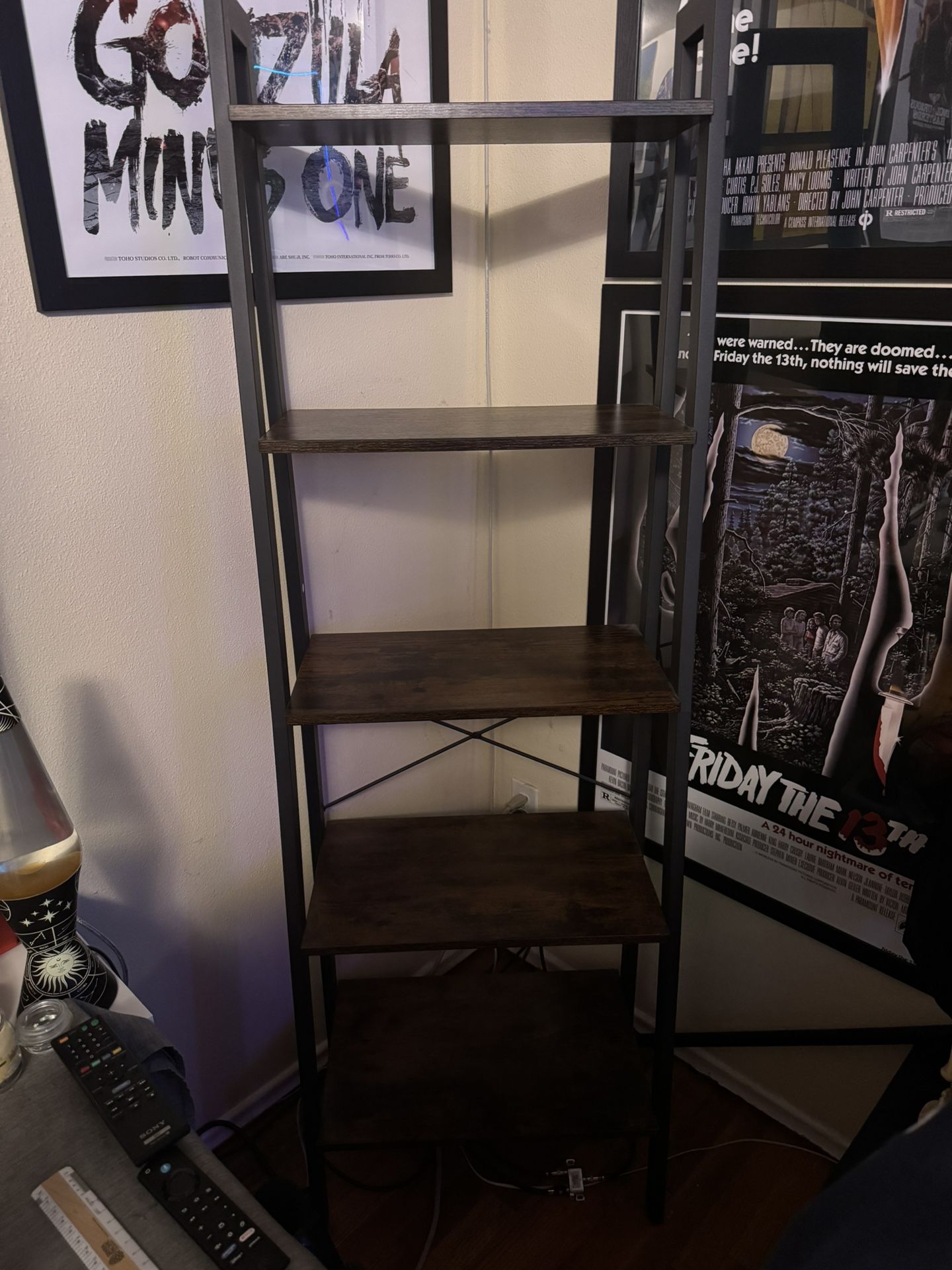 Ladder Shelf, 5-Tier Bookshelf 2x