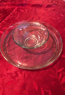 Dip and chip bowl/cake holder