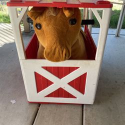 Electric Horse Ride With House 