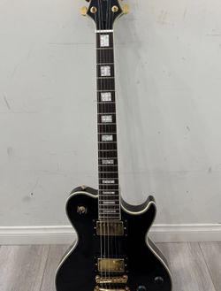 Greg Bennett AV7 Black Electric Guitar W/ Gig Bag