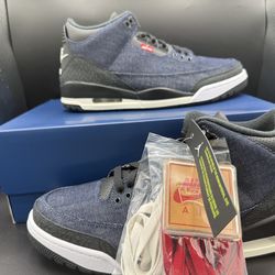 Jordan 3 Retro Levi’s Indigo – Size 10.5 – IH7959-400 – Denim