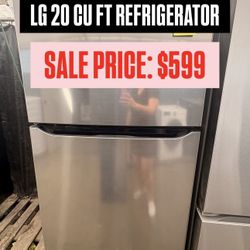 LG 20cu Ft Refrigerator 