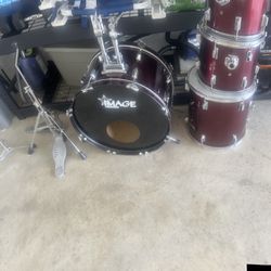 Complete Drum Set  Was 550 Lowered Price Today Pep