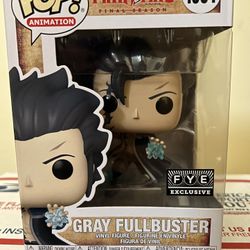 Gray Full buster Funko Pop Fairytail