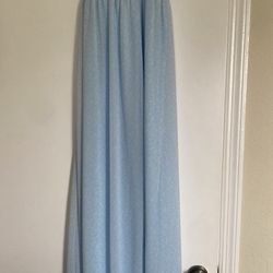 Blue And White Floral Dress Worn Once 