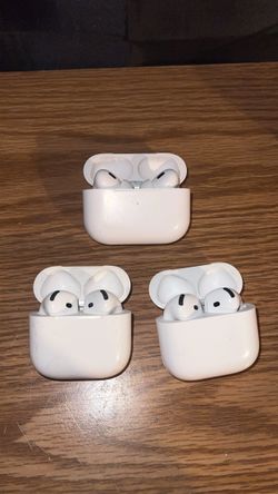two Air pod gen 3 and one AirPod 2nd gen