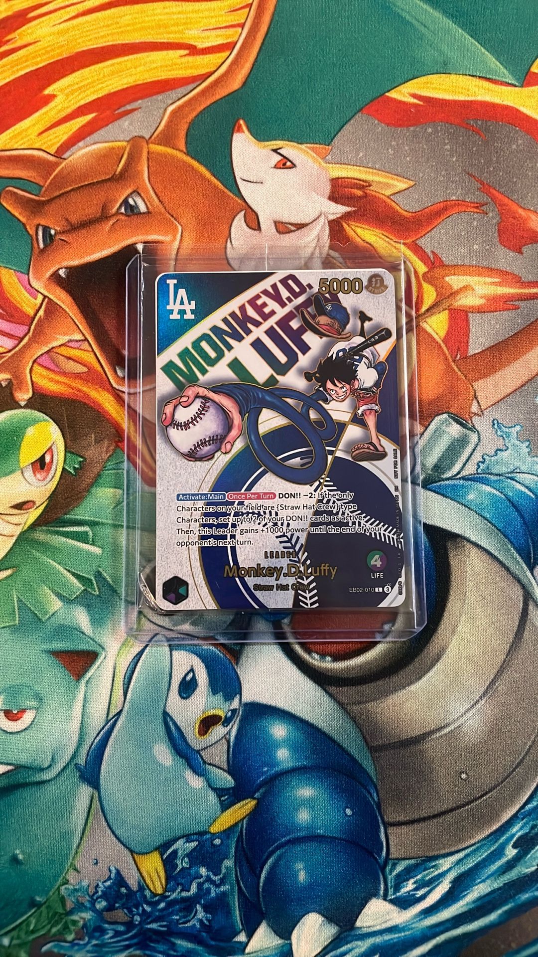 Monkey.D.Luffy Promo Dodgers Leader Card