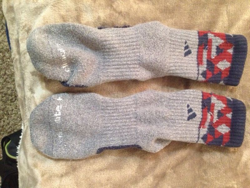 Adidas grey socks
