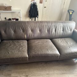 FREE LEATHER SOFA