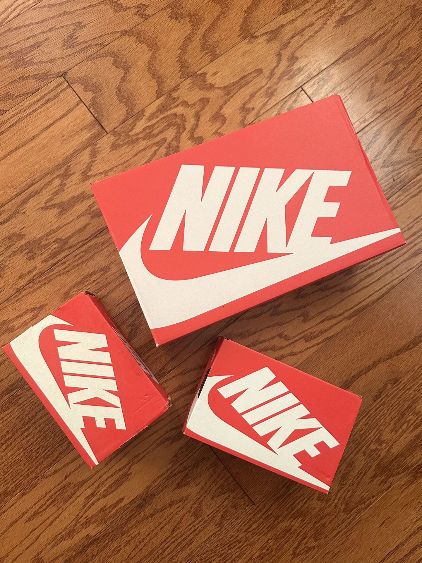 3pc Nike Empty Shoe Empty Boxes