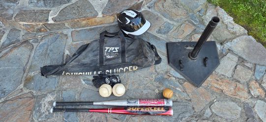 Complete Softball Practice Bundle - Bats, Tee, Helmet, Bag & Balls