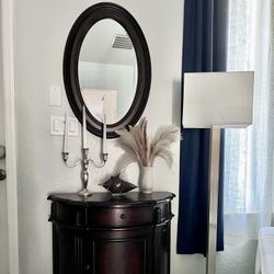 Entryway Table With Mirror 