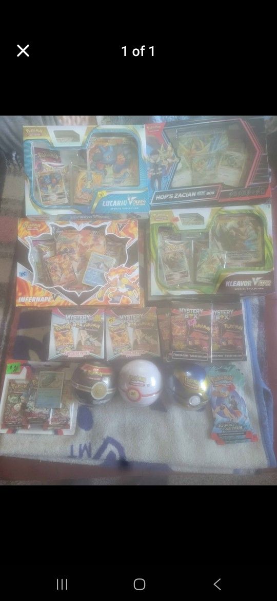 Assorted Pokémon Boxes