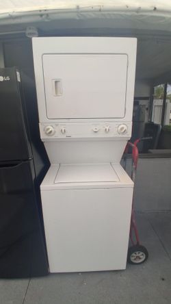 Stackable 27" Washer and Dryer Work Perfect