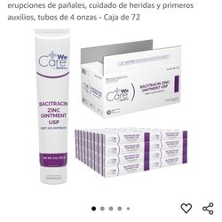 Dynarex Bacitracin Zinc Ungüento USP - Crema de
quemaduras y ungüento antibiótico para cortes menores,
erupciones de pañales, cuidado de heridas y pri