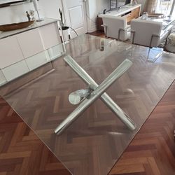 Square Glass Table Top (top Only)