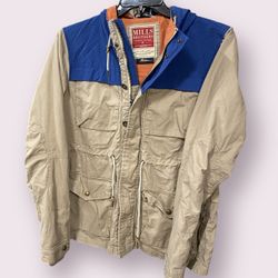 Mills Brothers Vintage Apparel Hooded Work Jacket - Size M