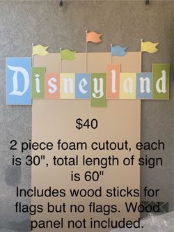 Disneyland Sign