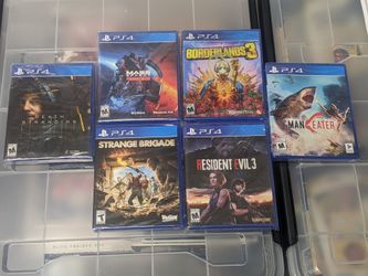 PS4 LOT NEW PlayStation 4 Video Games Borderlands Death Stranding Resident Evil 3