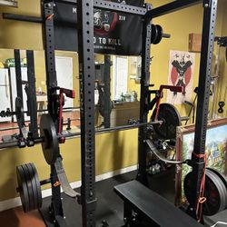 Rogue Lite Flat Foot Power Rack (RACK ONLY)