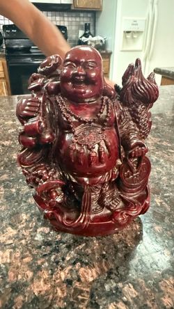 Buddha with dragons
