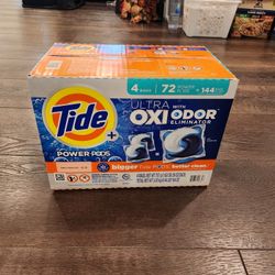 New Tide Power PODS + Ultra OXI with Odor Eliminators Laundry Detergent Pacs (72 Ct), $35.45 at Walmart, bigger pods