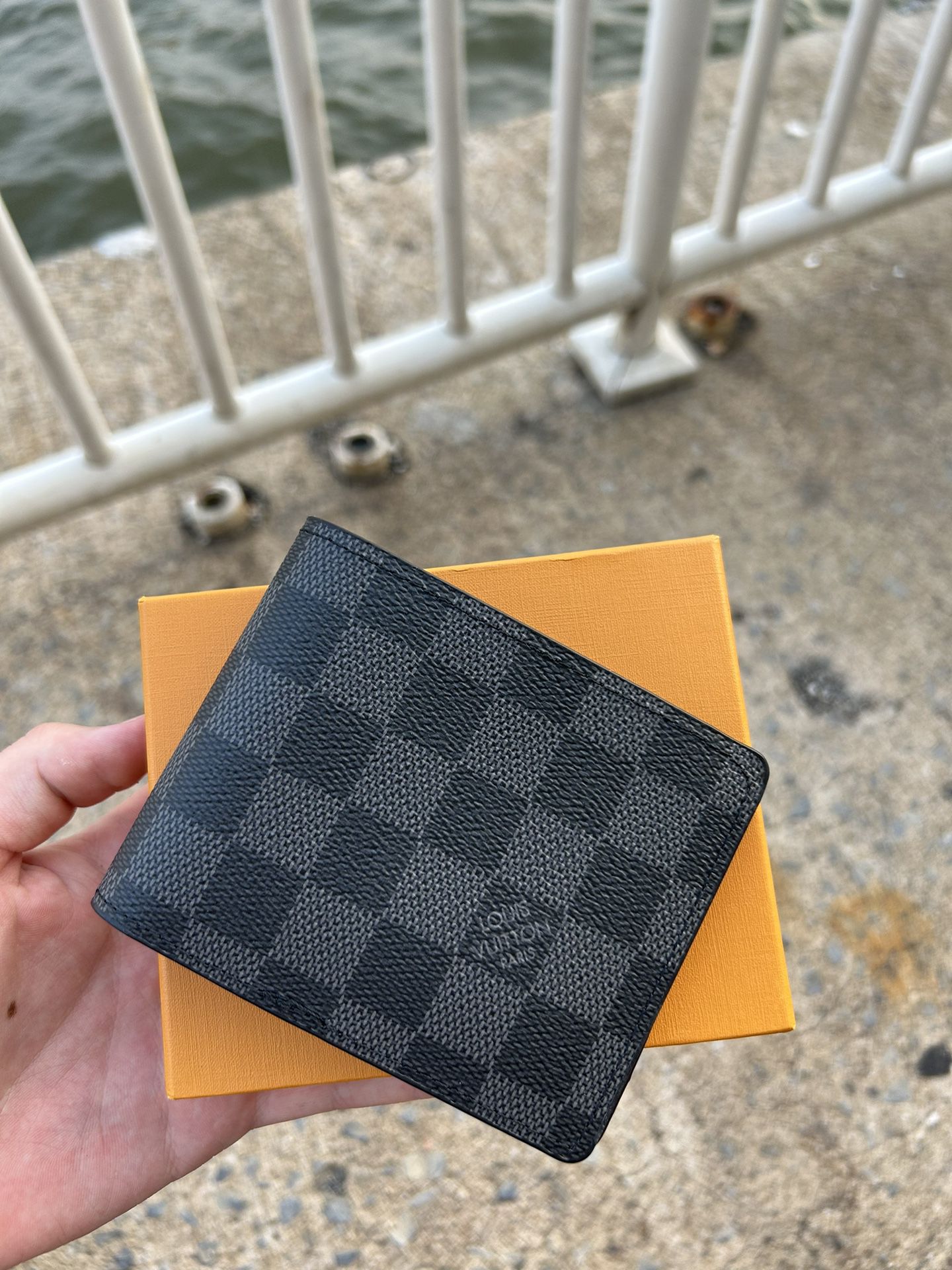 Black LV Men's Wallet With Box for Sale in Huntington, NY - OfferUp