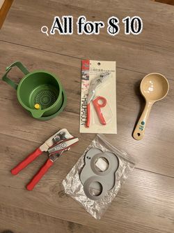 Kitchen Utensils & Gadgets Bundle - 5 Items (All for $10)