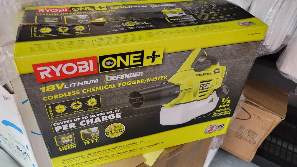 Corddless Chemical Fogger Used.