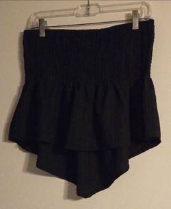 Black  halter top with elastic