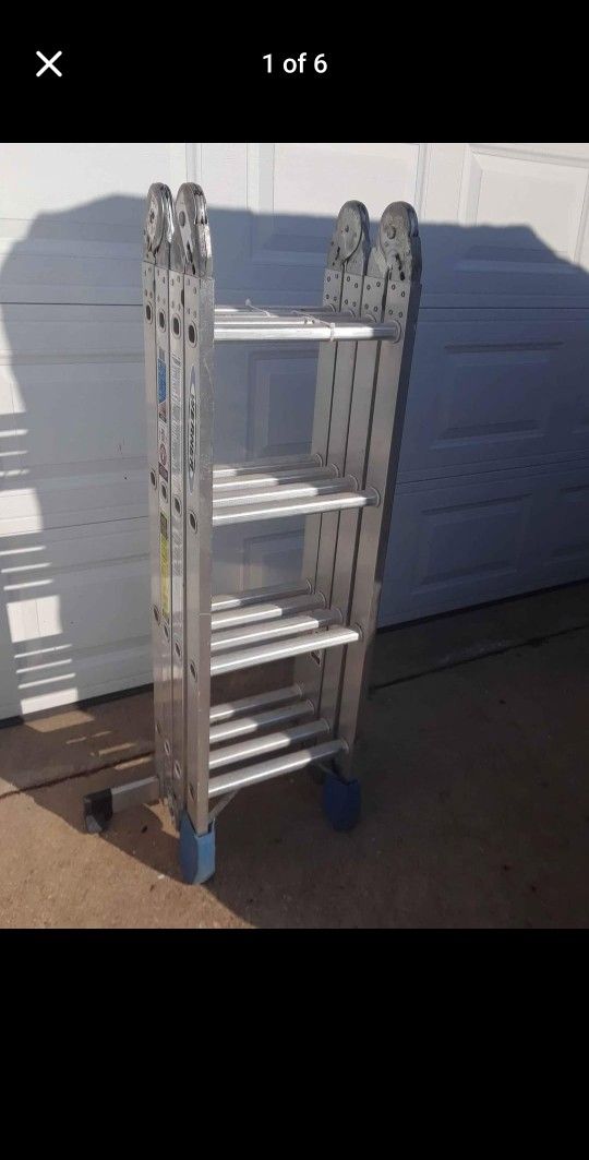 Werner - M1A-8-16B - 8' Type 1A 300 lb Capacity Werner Multipurpose Ladder