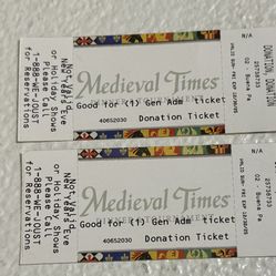 Medieval Times Tickets 