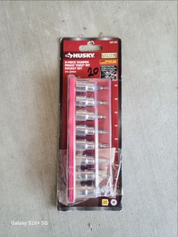 Husky 8-piece tamper proof torx bit socket set