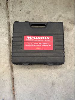 Maddox front wheel bearing remover installer kit