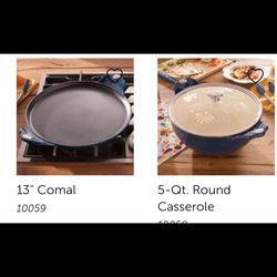 OLLA DE 5 QT Y COMAL DE 13 MI COCINA PRINCESS HOUSE 🌻 🌾 $250 POR LOS DOS