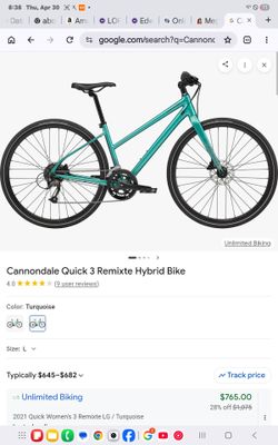 Cannondale

Quick

Women's 3 Remixte

SM / Turquoise

Serial #: YG33969