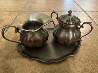Vintage Antique Made In Italy Creamer Set