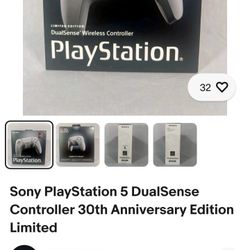 Sony PlayStation 5 DualSense Controller 30th Anniversary Edition Limited